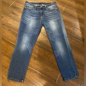 Judy Blue Women's Ankle Jeans - Deep Blue